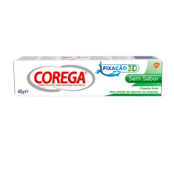 Corega Creme Fixador Prótese S/Sabor 40 G