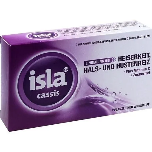 Isla Cassis Pastilles 60 PCs