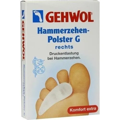 GEHWOL POLYMER GEL HAMMER TOE PAD G DIREITA 1 PCS