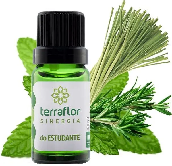 Terra Flor Sinergia do Estudante com Óleos Essenciais 10ml