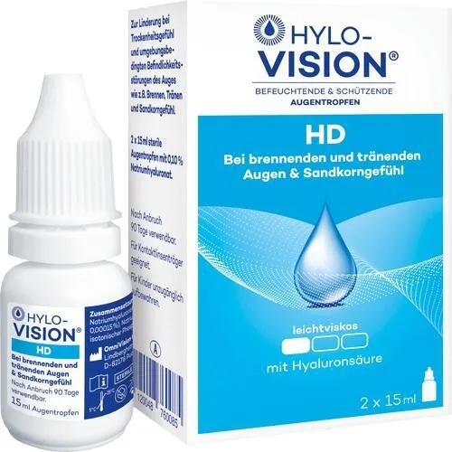 Hylo-Vision HD Eypats 2x15 ml