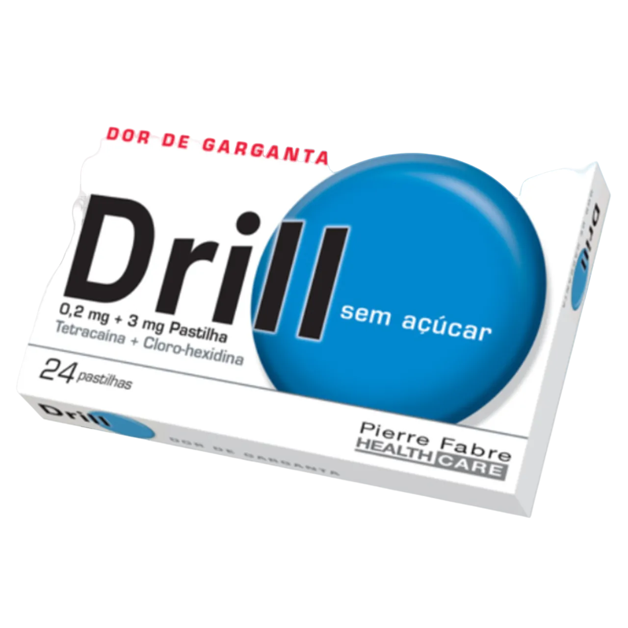 Drill Pastilhas Sem Açúcar 24 Unidades