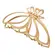 PROART PIRANHA HAIR CLIP GOLD BUTTERFLY LARGE