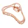 PROART PIRANHA HAIR CLIP ROSE GOLD CLOUD