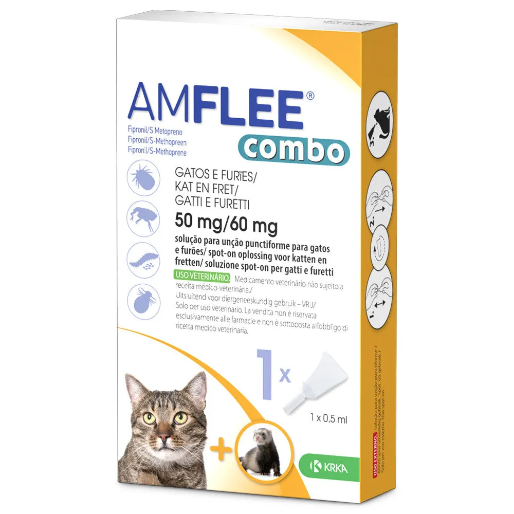 Amflee Combo Gato 50/60mg 1 Pipeta