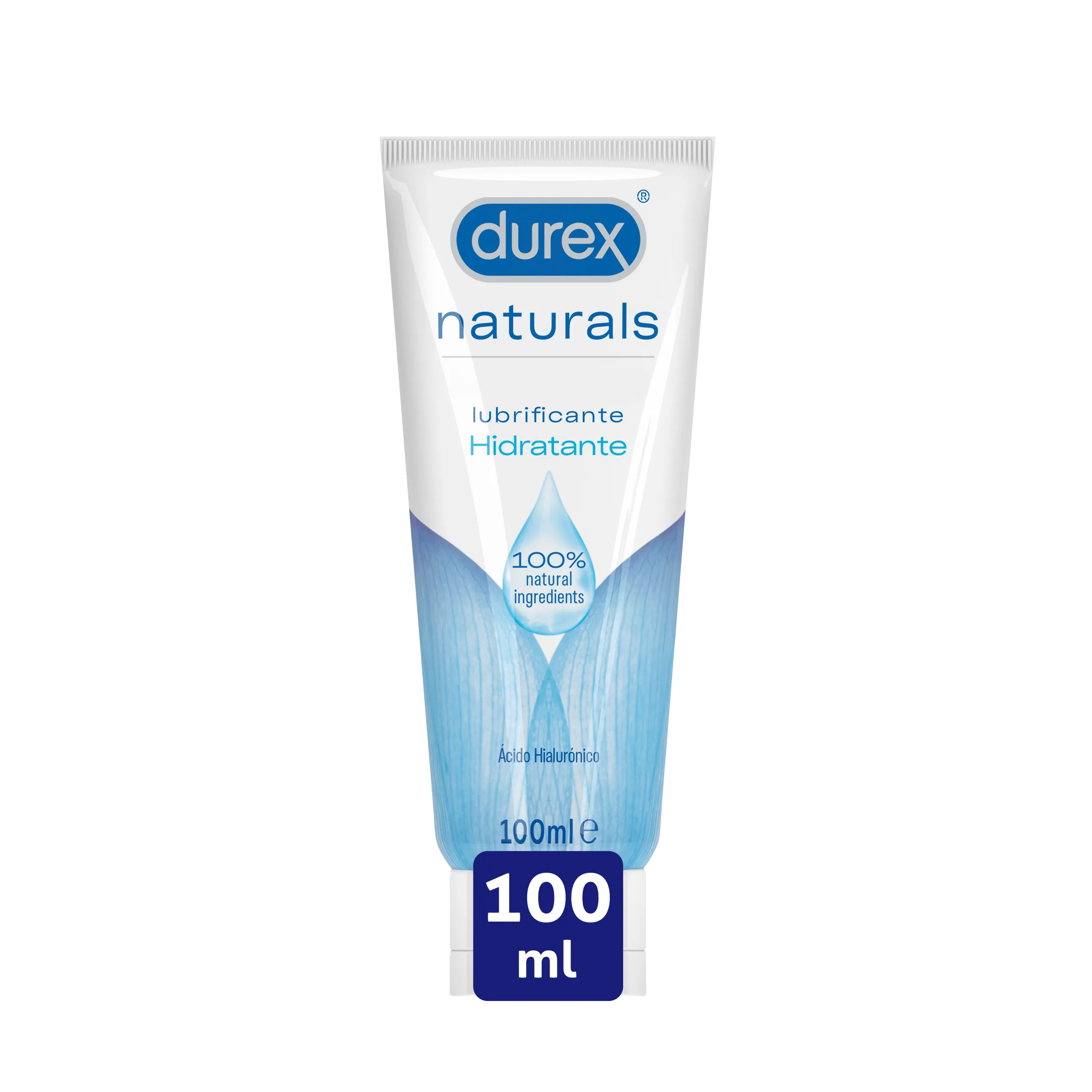 Durex Naturals Hidratante 100 mL – Hidratação Íntima com Ácido Hialurónico