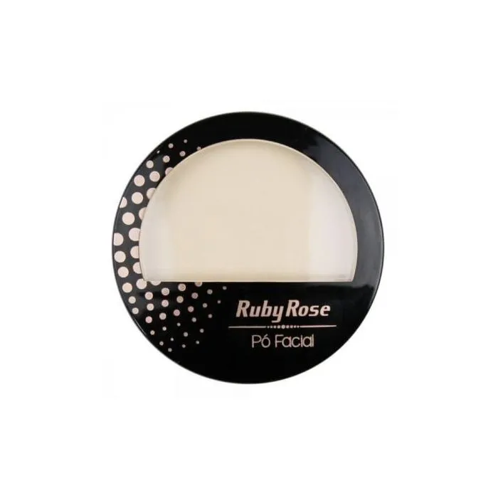 Po Compacto Ruby Rose Cor 01 Com Espelho