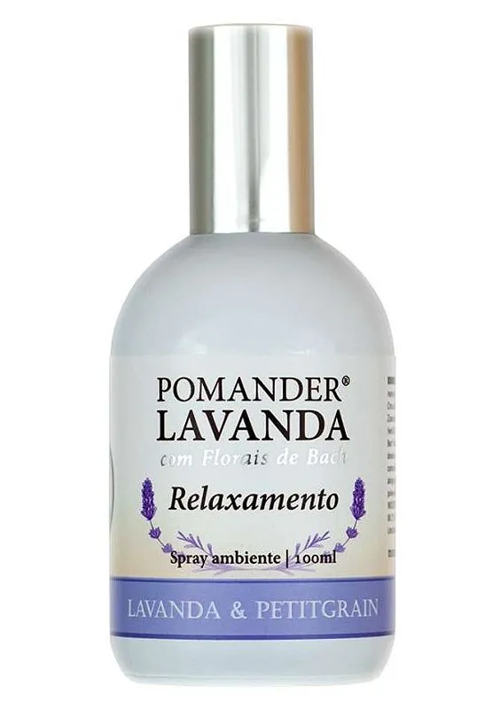 Pomander Lavanda Relaxamento com Petitgrain Spray Ambiente 100ml