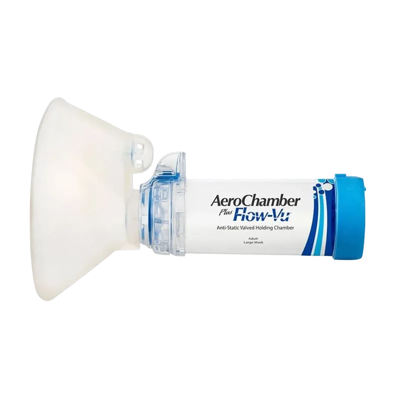 Aerochamber Plus Flow-Vu Máscara Grande 5+ Anos