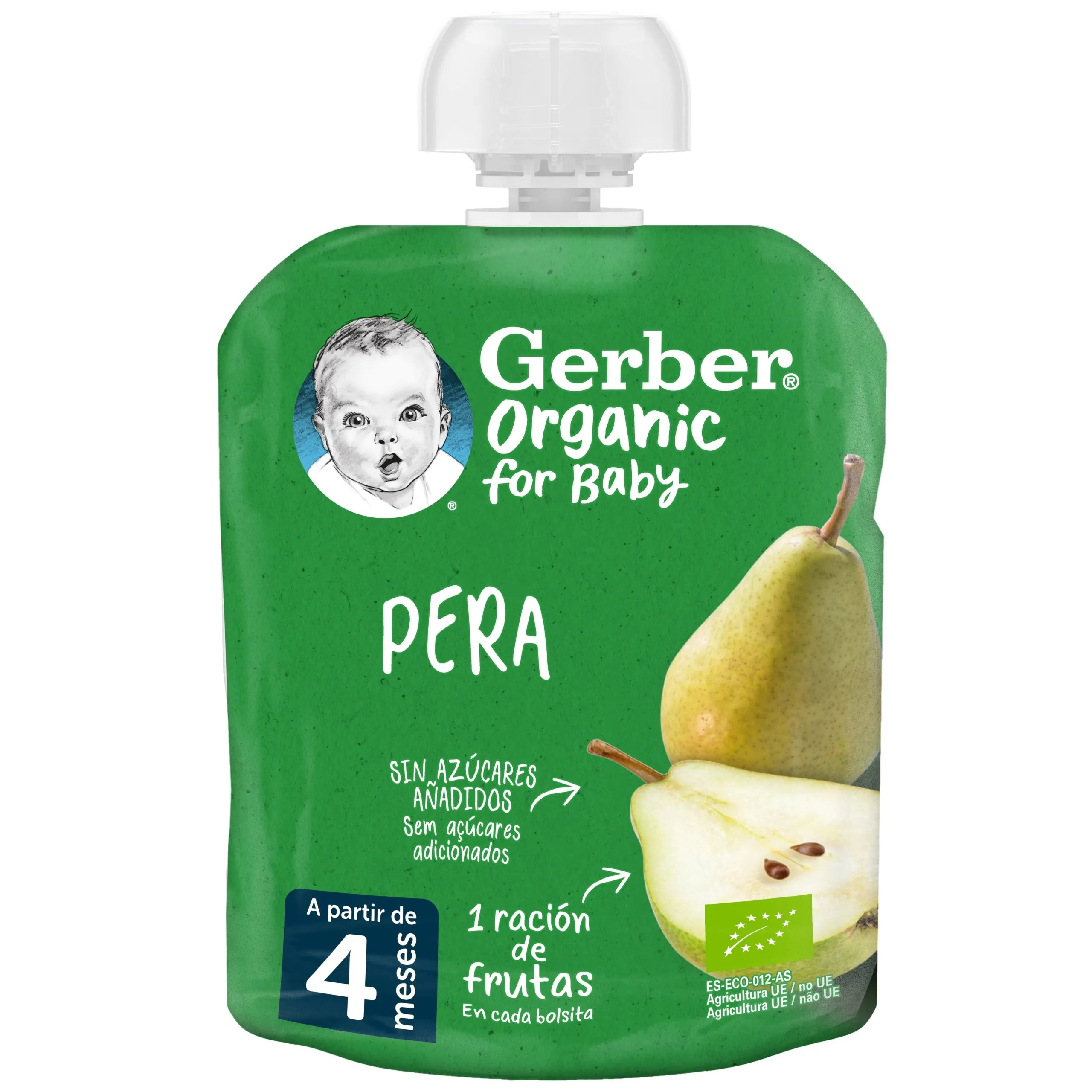 Nestlé Gerber Organic Pacotinho Pêra 90g - Validade 11/2025