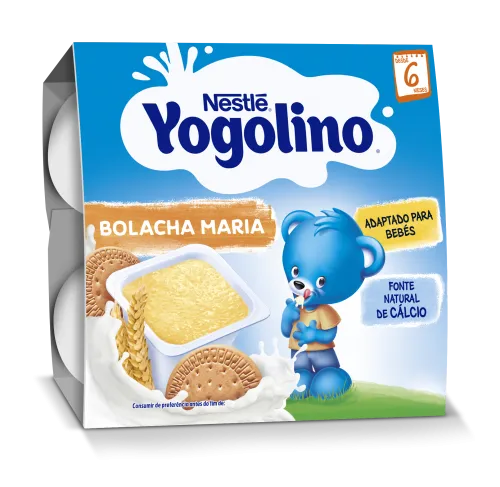 Nestlé Yogolino Bolacha Maria (+6m) 4x100g