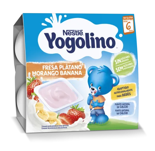 Nestlé Yogolino Morango Banana (+6m) 4x100g