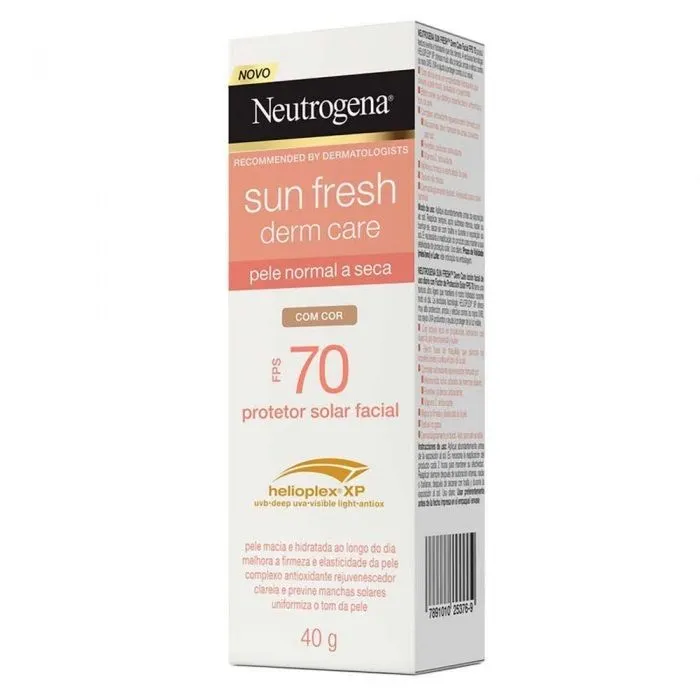 NEUTROGENA PROTETOR FACIAL SUN FRESH FPS70 C/ COR 40G