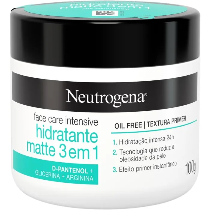 Neutrogena Hidra Matte 3 Em 1 100G