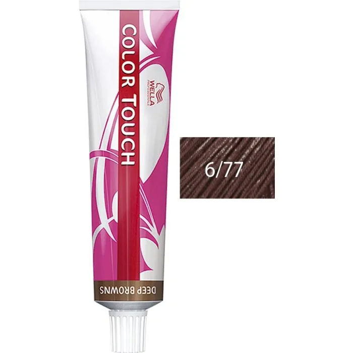 Tintura Semi Permanente 60G 6.77 Louro Claro Marrom Intenso Unit, Color Touch