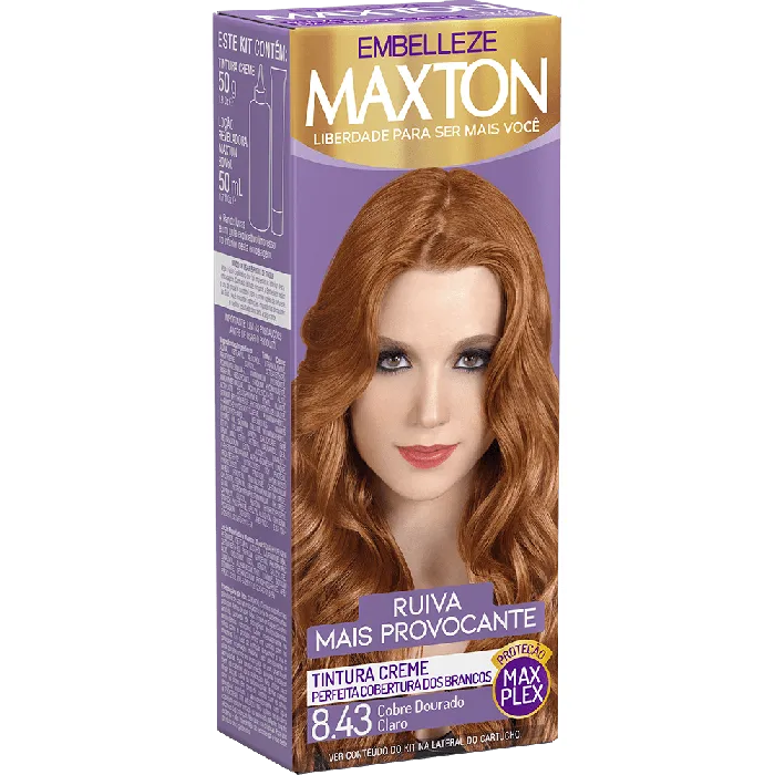Tintura Maxton Nº 8.43 Ruivo Acobreado