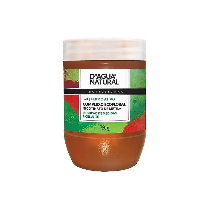 Gel Redutor D'Agua Natura 750G Termo Ativo