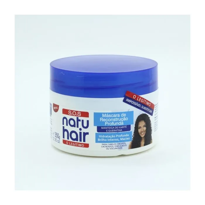Máscara De Reconstrução Natu Hair Profunda Sos 350G