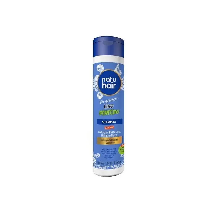 Shampoo Natu Hair 300mL Liso Perfeito