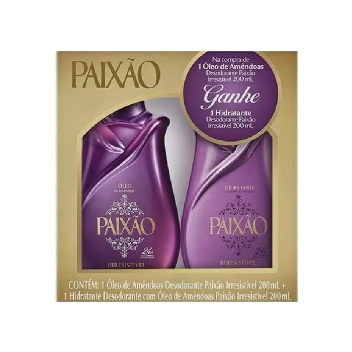 Kit Paixão Óleo Irresistivel 200mL+H