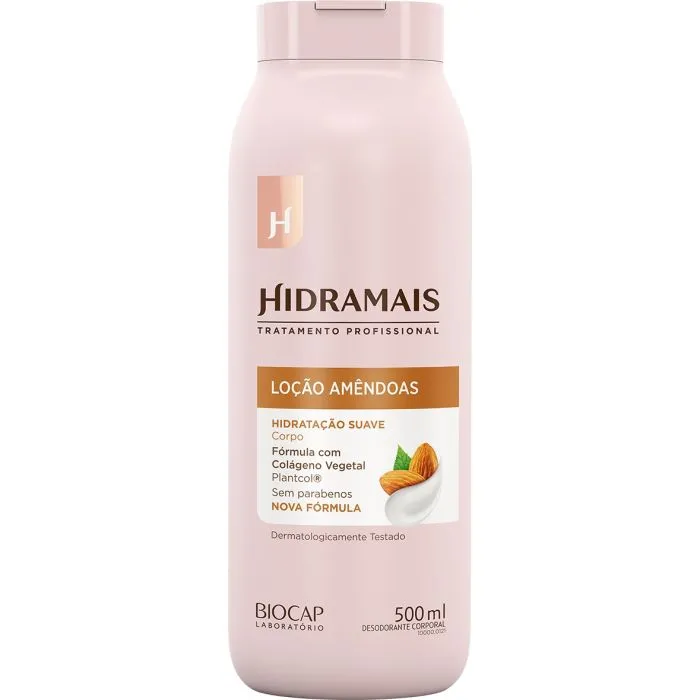 Loção Hidratante Hidramais 500mL Óleo De Amendoas
