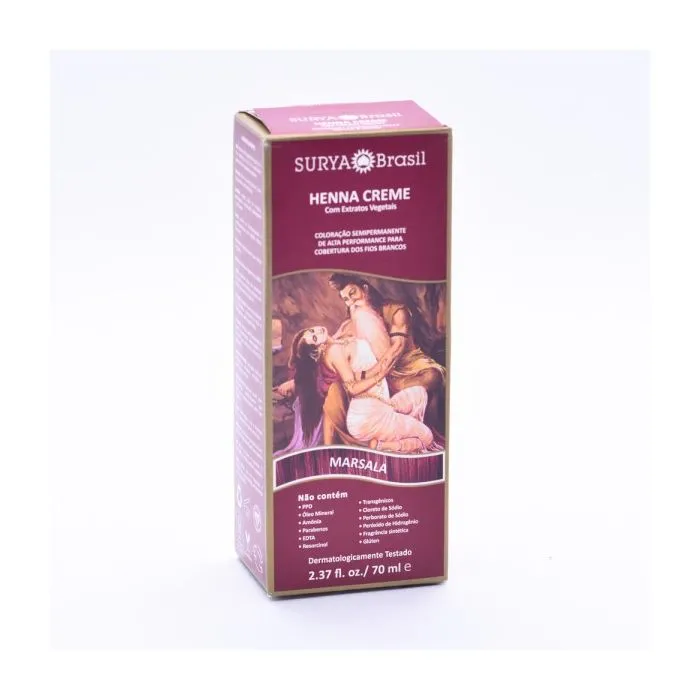 Tintura Henna Surya Creme Marsala