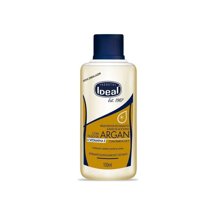 Removedor De Esmaltes Ideal Óleo De Argan - 100mL