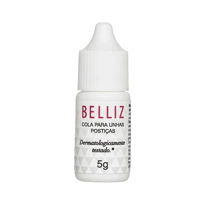 Cola Para Unhas Postiças Belliz Com Pincel, 5G