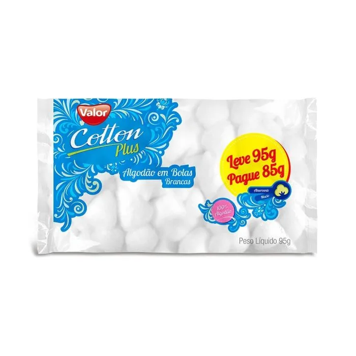 Algodao Valor Cotton Plus Bolas 95G