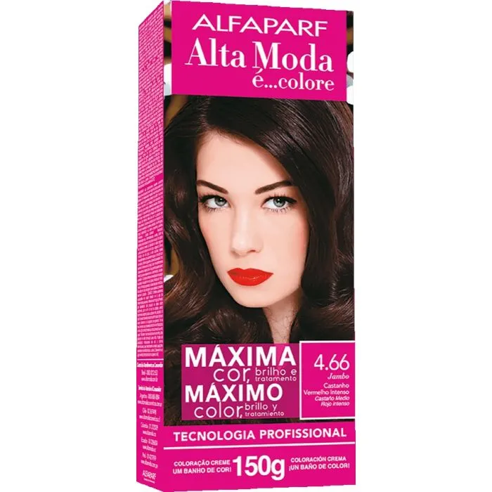 Coloração Altamoda Kit Castanho Vermelho Acaju