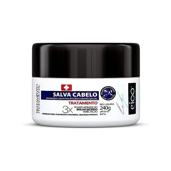 Máscara De Tratamento Eico Salva Cabelo 240G