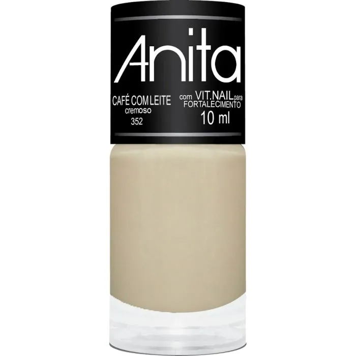 Esmalte Anita Cremoso 10mL Cafe Com Leite