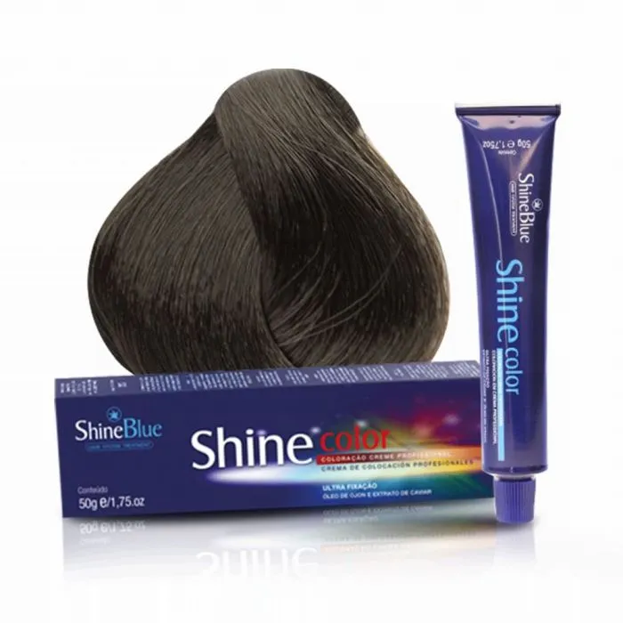 Tintura Shinecolor 7.1 Louro Medio Acinzent