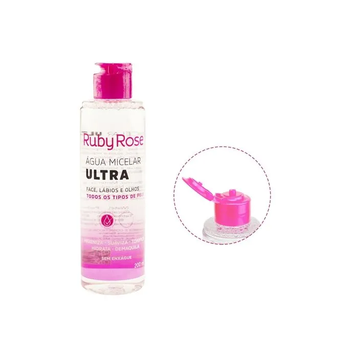Agua Micelar Ruby Rose 200mL Ultra