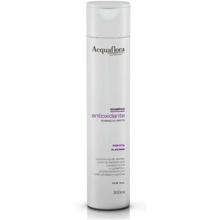 Acquaflora Shampoo Antioxidante Alecrim Normais Ou Mistos 300mL