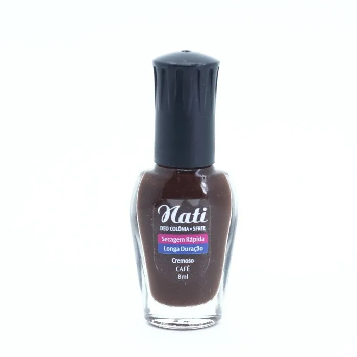 Esmalte Nati Perfumado Cremoso 8mL Cafe