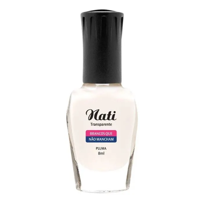 Esmalte Nati Transparente Pluma 8mL