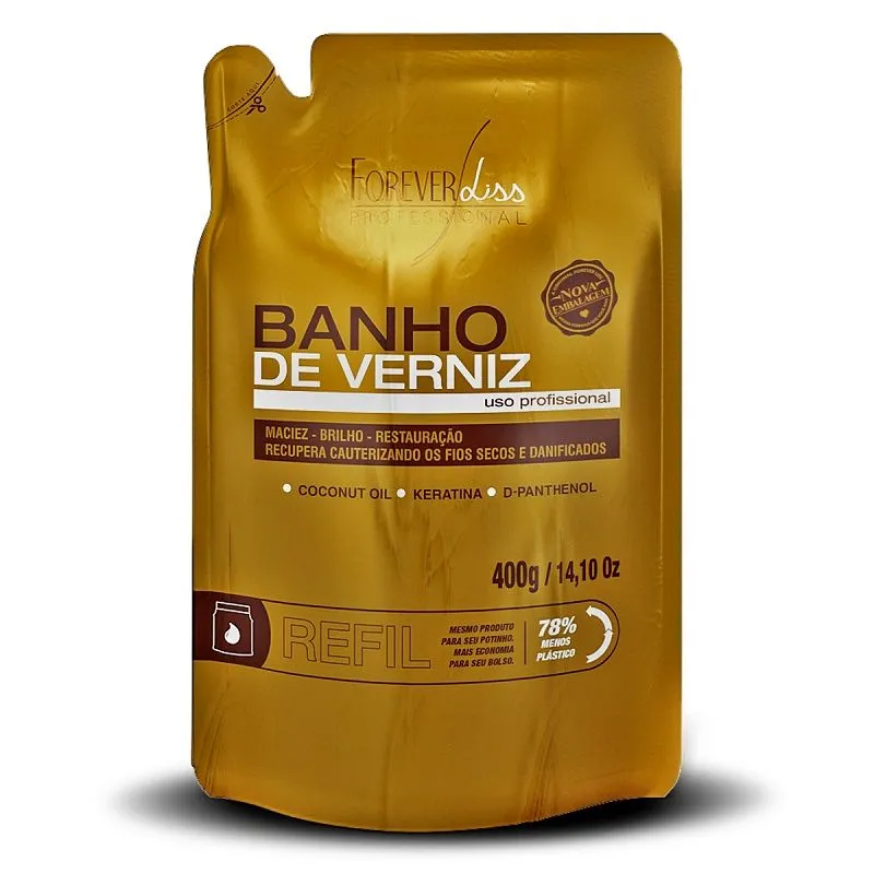 FOREVER LISS MASCARA REFIL BANHO VERNIZ 400G