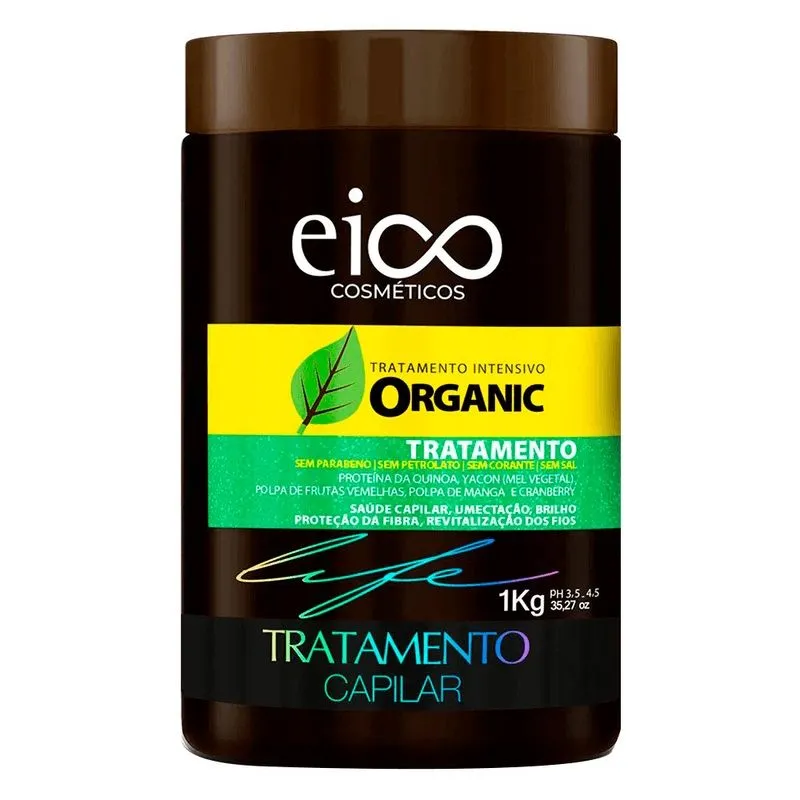 EICO MASCARA TRATAMENTO CAPILAR ORGANIC 1KG