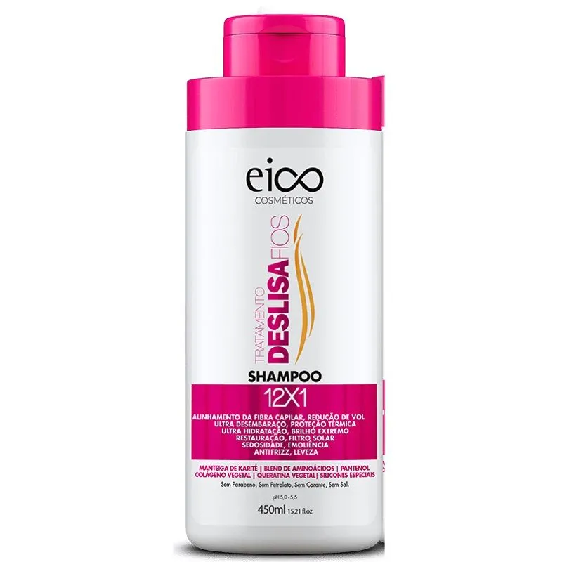 EICO SHAMPOO DESLISA FIOS 450ML