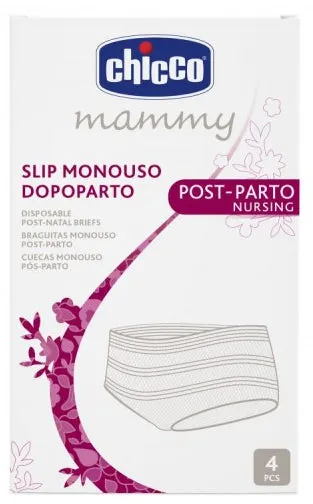 Chicco Mammy Cuecas Monouso Pós-Parto em Rede Elástica 4 unidades