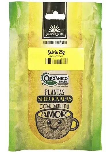 Kampo de Ervas Sálvia Orgânica Fracionada 25g