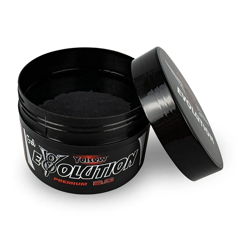 Gel Evolution Premium Extra Forte Transparente Fixação Cabelo Definição Penteados Hidratação Antifrizz 240g Yelsew