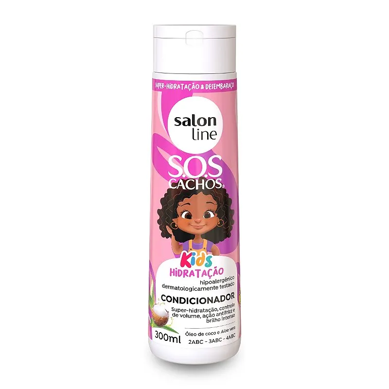 Condicionador Sos Cachos Kids Hidratação Salon Line 300ml