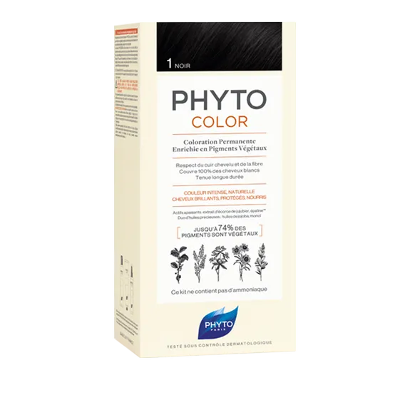 Phyto Phytocolor Coloração Permanente - 1 Preto