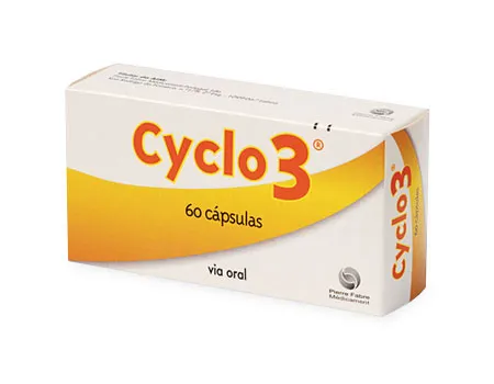 Cyclo 3, 150/150/100 mg x 60 Cápsulas