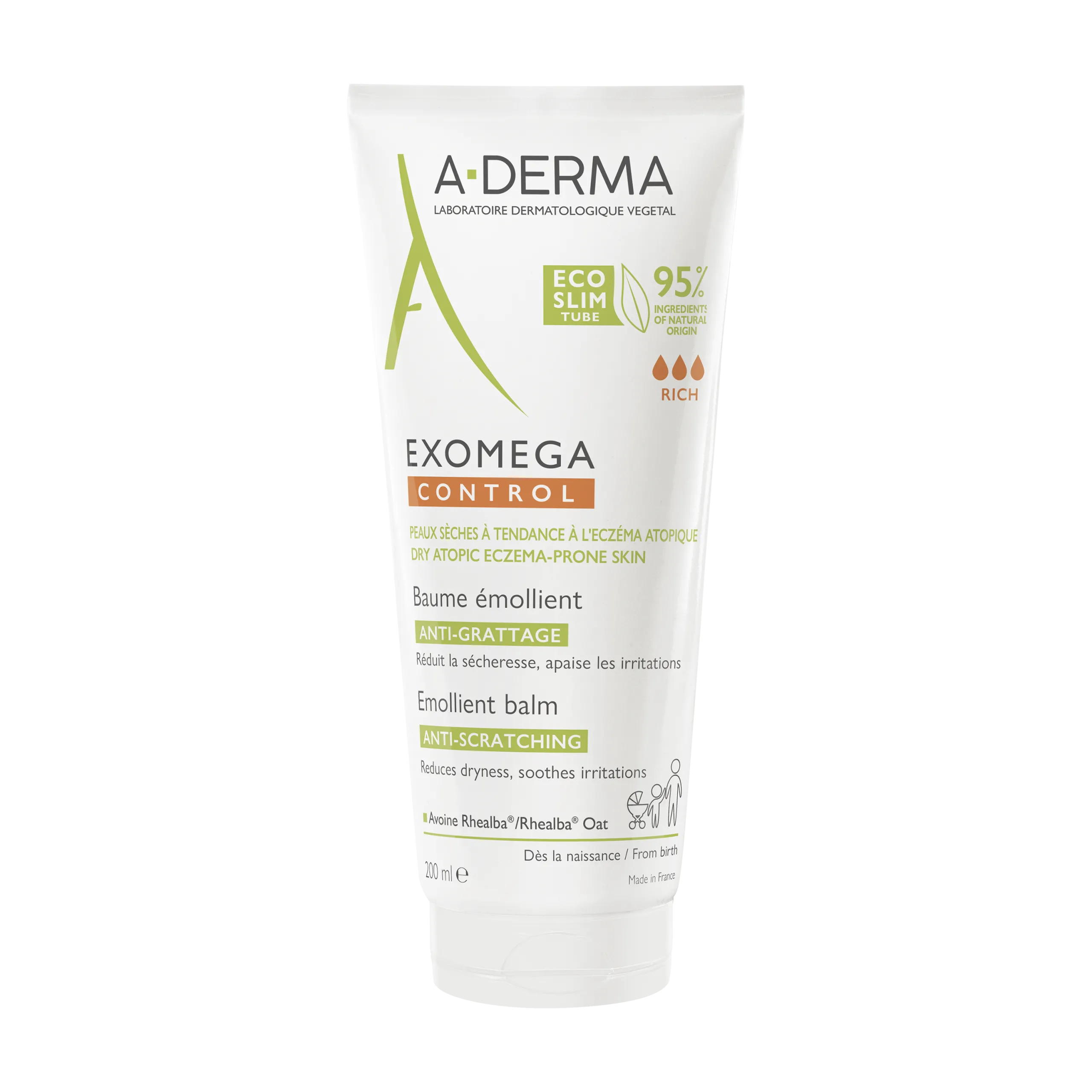 A-Derma Exomega Control Bálsamo Emoliente 200 mL