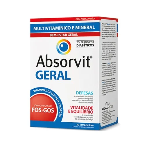 Absorvit Geral x 30 Comprimidos