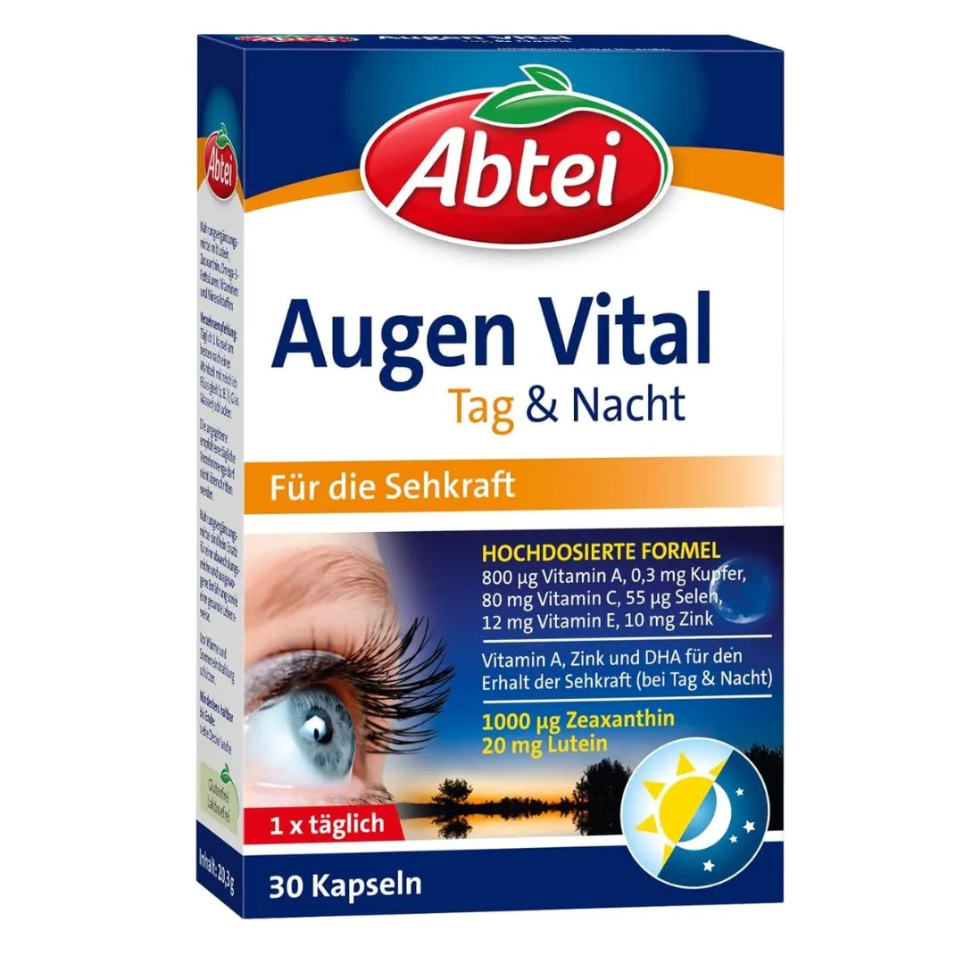 Abtei Eye Vital Day and Night 30 Cap