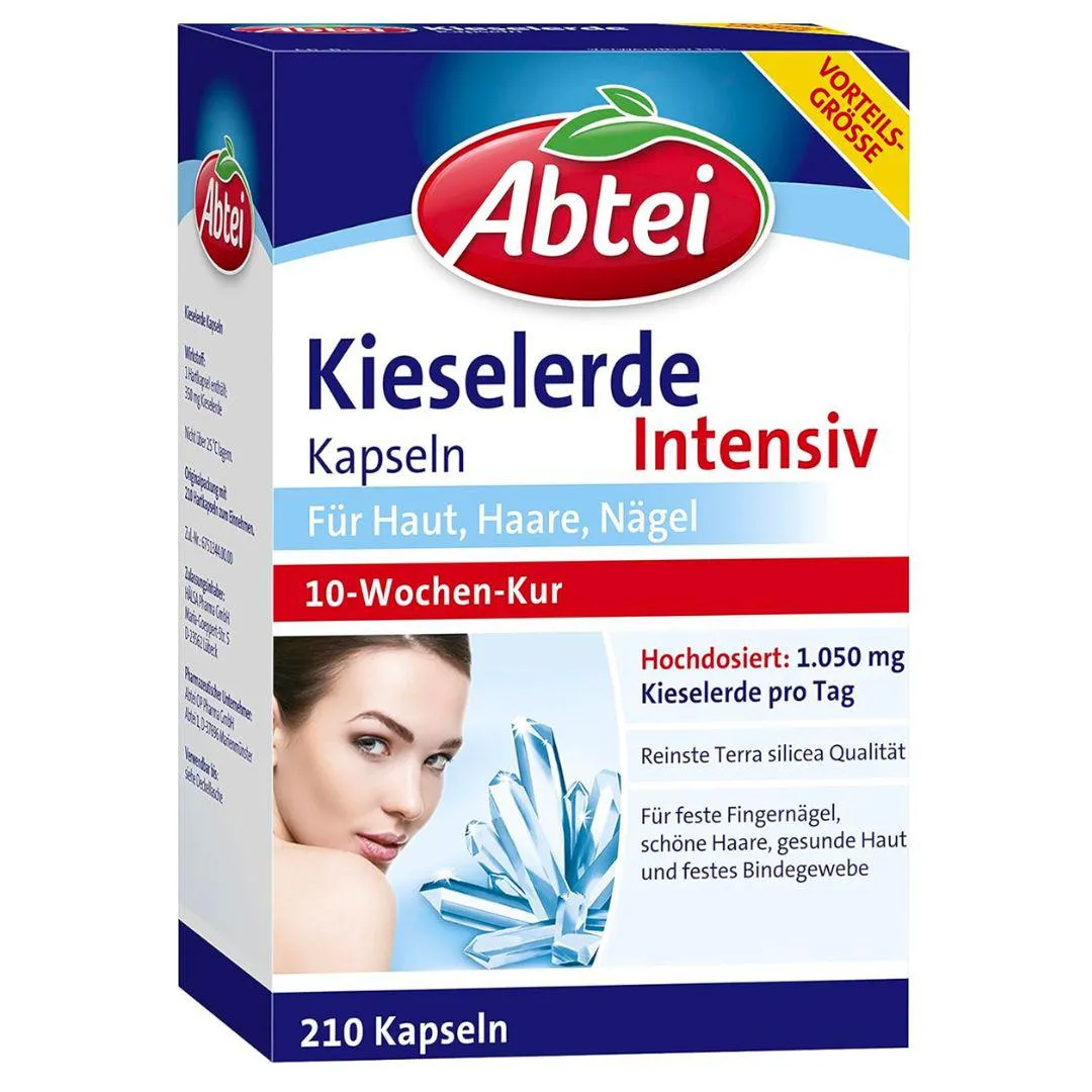 Cápsulas de sílica de Abtei Intensive 210 Cap